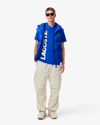 라코스테 세로 레터링 폴로