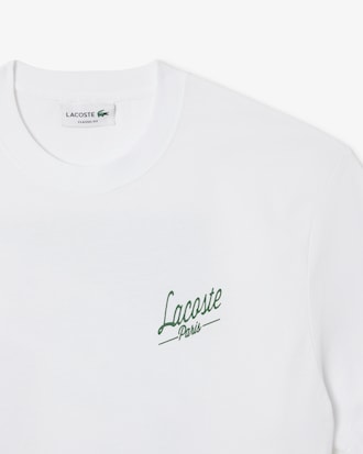 백 프린팅 클래식핏 반팔 티셔츠