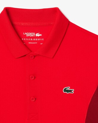 노박 부분 배색 반팔 폴로