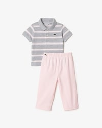 My First Lacoste 폴로 바지 셋업 GIFT