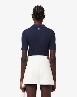 포인텔 리본 크록 폴로 셔츠