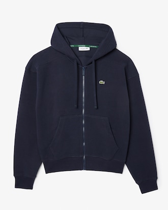 더블페이스 피케 후드짚업