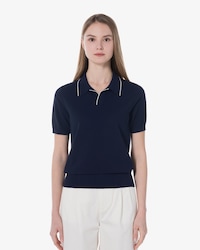 강연 피케 스웨터 폴로