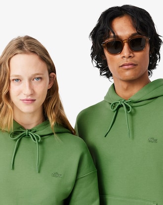 크록 시그니처 루즈핏 후드 스웻셔츠