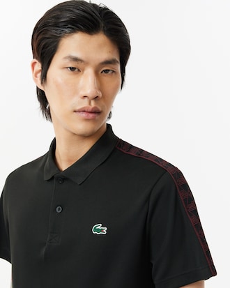 모노그램 패턴 테니스 폴로