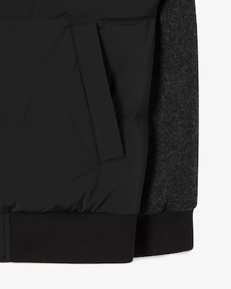 울 저지 하이브리드 자켓