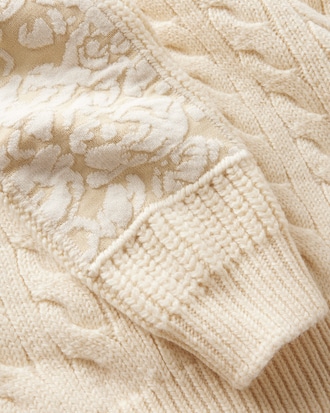 Lemarie 패치워크 크루넥 스웨터