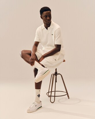 부클 폴로 스웨터