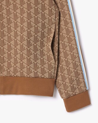 모노그램 자카드 트랙자켓