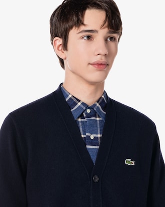 베이직 V넥 가디건