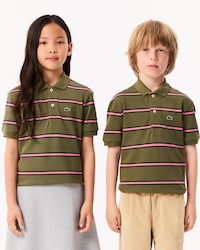 멀티 스트라이프 반팔 폴로