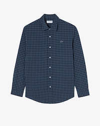 체크 시어서커 셔츠