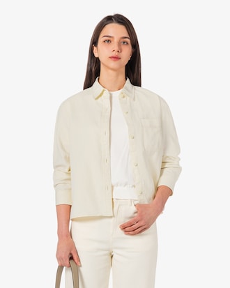 데님 아우터형 셔츠