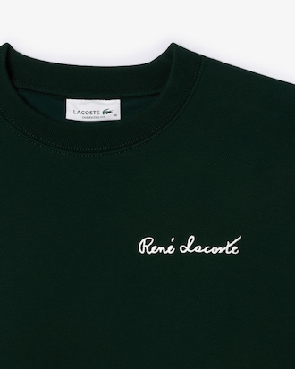Rene Lacoste 오버핏 크루넥 스웻셔츠