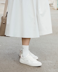 여성 Baseshot Pro 레더 스니커즈