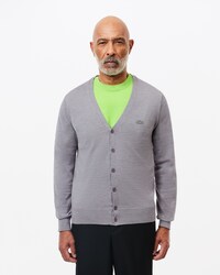 메리노울 V넥 가디건