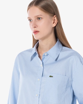 릴렉스핏 스트라이프 셔츠