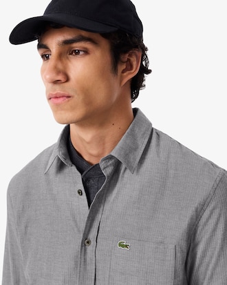 플란넬 헤링본 셔츠