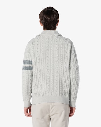 케이블 집업 가디건