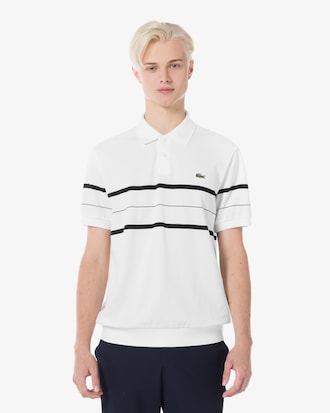 CHEST 스트라이프 오픈카라 폴로