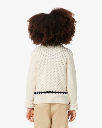 키즈 V넥 스웨터