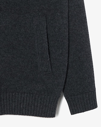 버튼형 방풍 하이넥 가디건