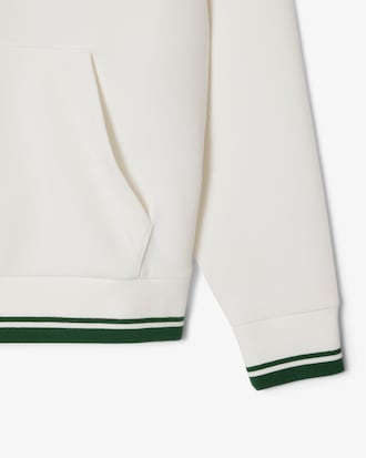 컬러 배색 반집업 스웻셔츠