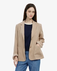 린넨 테일러드 자켓