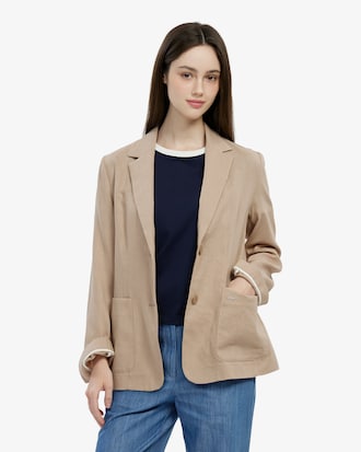 린넨 테일러드 자켓