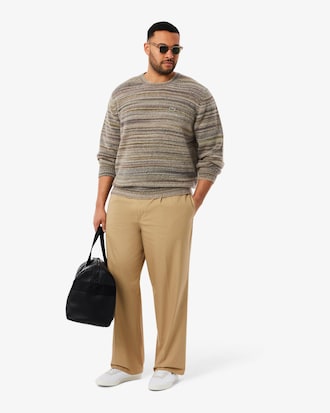 스트라이프 크루넥 스웨터