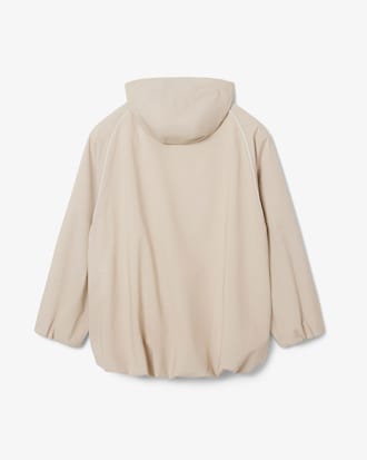 유니섹스 라미네이티드 후드 집업 재킷