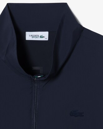 레이어링 집업 우븐 드레스