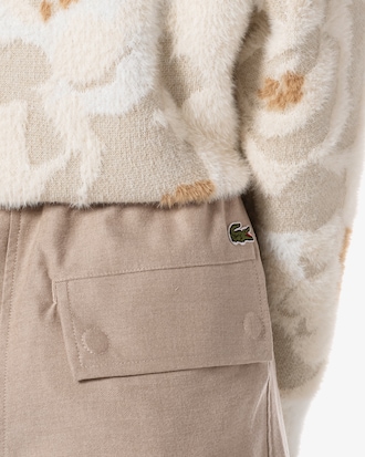 플란넬 와이드 팬츠