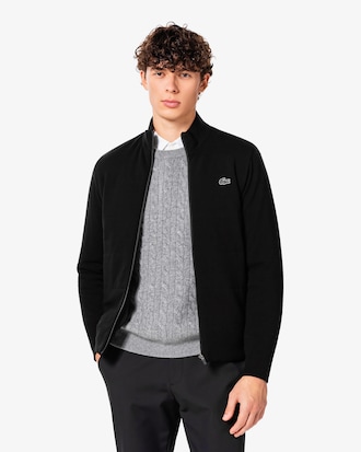 골프 팁핑 하이브리드 풀집업 스웨터