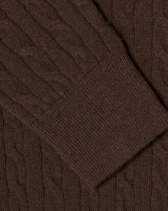 케이블 크루넥 가디건