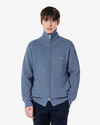 립 조직 풀집업 가디건