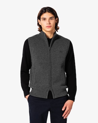 이중직 지퍼 베스트