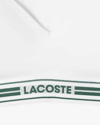 패디드 스트레치 저지 로고 브라렛