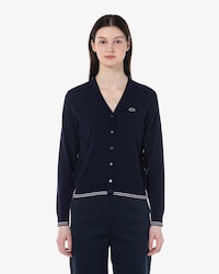 썸머 브이넥 티핑 가디건