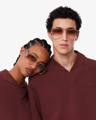 슬릿 디테일 오버사이즈 폴로