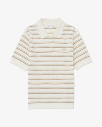 스트라이프 스웨터 폴로 셔츠