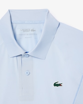 노박 부분 메쉬 반팔 폴로