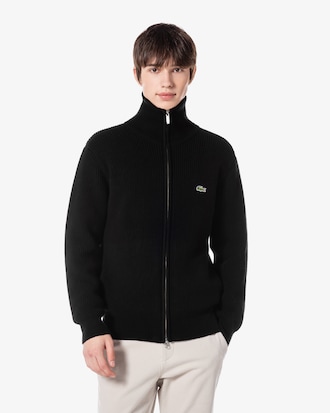 립 조직 풀집업 가디건