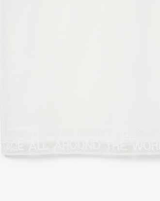 오버사이즈 메시 롱슬리브 폴로 셔츠