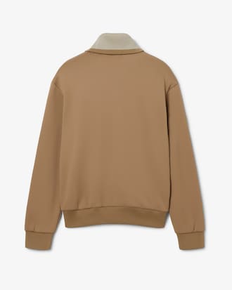 더블 페이스 집업 칼라 스웨트셔츠