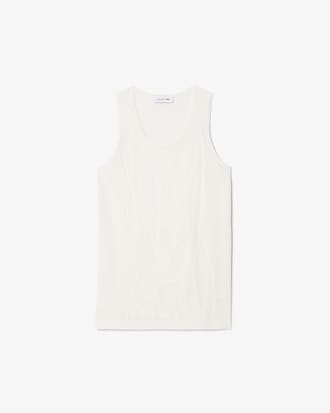 메쉬 슬리브리스 스웨터