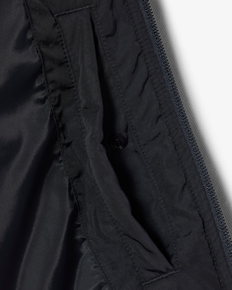 세로 퀄팅 블루종