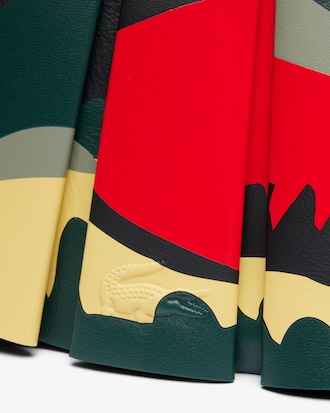 런웨이 스몰 렝글렌 크록 프린트 레더백