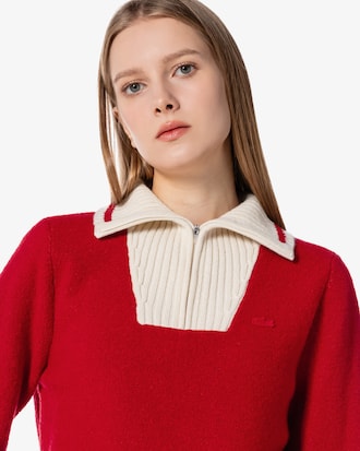 브클 하프집업 스웨터