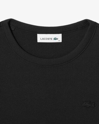 립조직 슬림핏 티셔츠